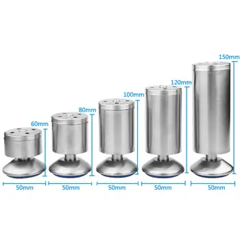 4PCS Stainless Steel 50*60 50*80 50*100 50*120 50*150mm Height Sofa Legs Furniture Parts Bed TV Cabinet Feet
4PCS Stainless Steel 50*60 50*80 50*100 50*120 50*150mm Height Sofa Legs Furniture Parts Bed TV Cabinet Feet