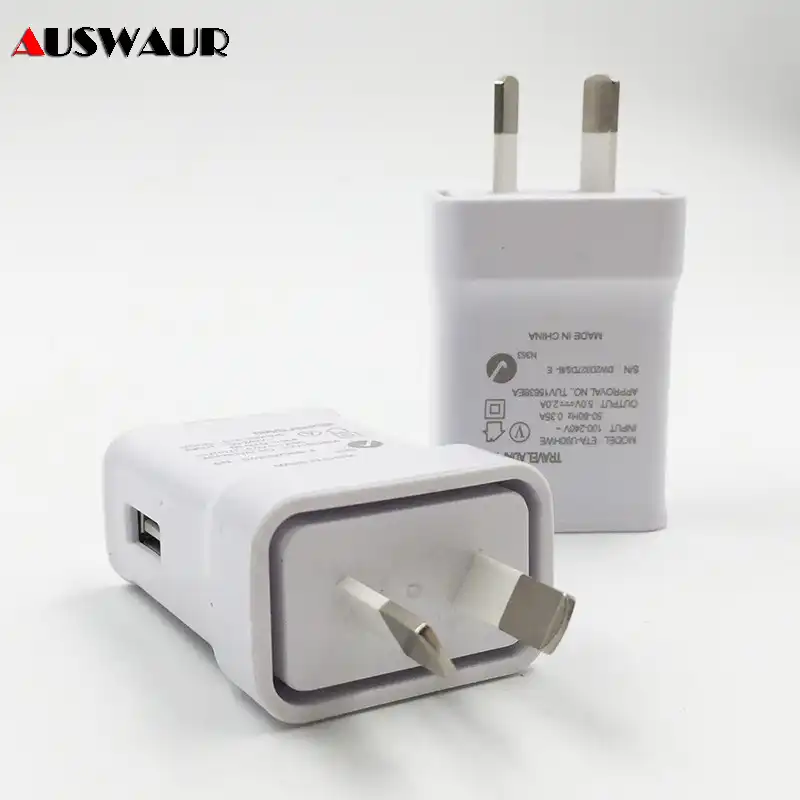 2a Au プラグ Usb Ac 電源の壁の家の充電器電源アダプタサムスンギャラクシー S5 6 エッジアップル Iphone オーストラリア アダプタ アダプタサムスン 用充電器電源アダプタ Gooum