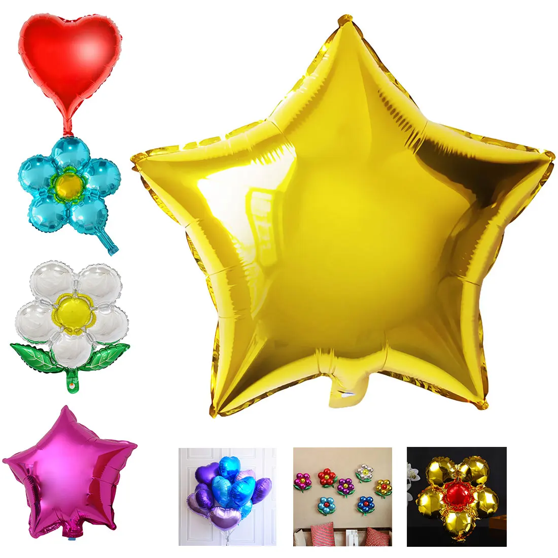 Party Supplies 10inch star Heart Shape Aluminum Inflatable Foil Birthday Party Decorations Helium Balloon Wedding Decoration
Party Supplies 10inch star Heart Shape Aluminum Inflatable Foil Birthday Party Decorations Helium Balloon Wedding Decoration