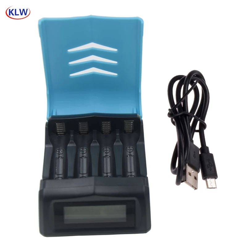 4 Slots LCD Display Smart Intelligent Battery Charger for AA AAA 1.2V NiCd NiMh Rechargeable Battery USB Charger
4 Slots LCD Display Smart Intelligent Battery Charger for AA AAA 1.2V NiCd NiMh Rechargeable Battery USB Charger