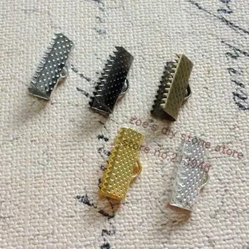 16MM 200Pcs/Pack Ribbon End Connectors Hooks Metal Final Clasps Jewelry Findings & Components
16MM 200Pcs/Pack Ribbon End Connectors Hooks Metal Final Clasps Jewelry Findings & Components