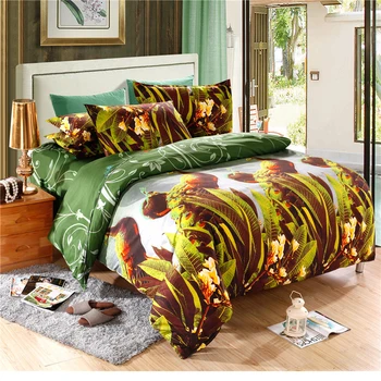 3D Peacock Bedding Set Tropical Green Plant Print Duvet Cover Set bed linens Flat Sheet Pillowcase Bedclothes Home Textile J25
3D Peacock Bedding Set Tropical Green Plant Print Duvet Cover Set bed linens Flat Sheet Pillowcase Bedclothes Home Textile J25