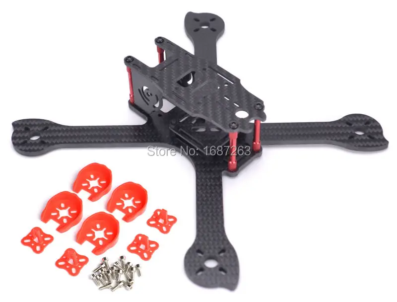 1 set iX5 210 210mm carbon Fiber Frame drone Kit + Red Motor Cover for 22 Series 2204 2205 for 200mm
1 set iX5 210 210mm carbon Fiber Frame drone Kit + Red Motor Cover for 22 Series 2204 2205 for 200mm