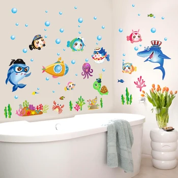 Zs Sticker 42 x 140 cm cartoon fish wall stickers bathroom home decor for kids room wall sticker
Zs Sticker 42 x 140 cm cartoon fish wall stickers bathroom home decor for kids room wall sticker