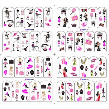 4 PACKS / LOT FASHION GIRL DRESS SHOES CAP CHAIR NAIL TATTOOS STICKER WATER DECAL NAIL ART BOP148-151 
4 PACKS / LOT FASHION GIRL DRESS SHOES CAP CHAIR NAIL TATTOOS STICKER WATER DECAL NAIL ART BOP148-151