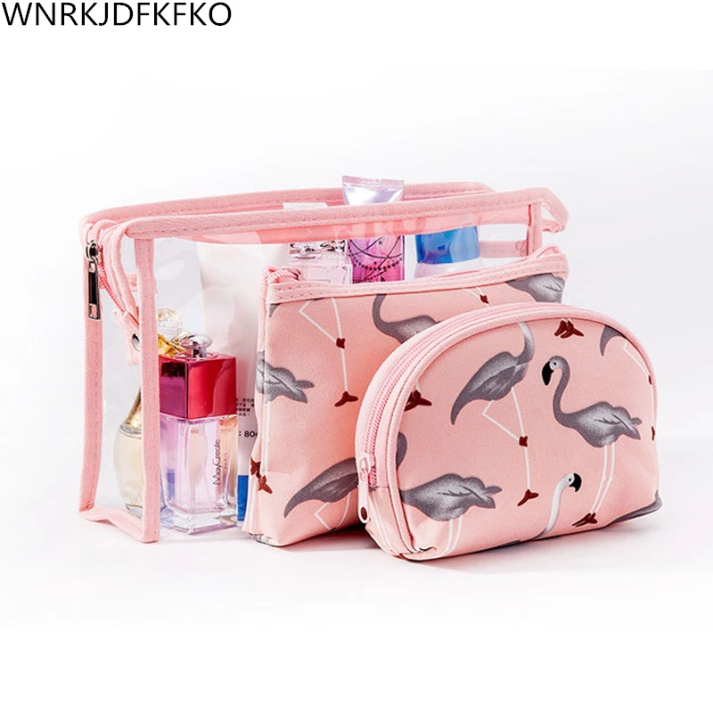 Transparent PVC Cosmetic Bag Organizer Travel Women Clear Zipper 3 Piece Set Makeup Bag Beauty Case Makeup Tote Bath Wash Bags
Transparent PVC Cosmetic Bag Organizer Travel Women Clear Zipper 3 Piece Set Makeup Bag Beauty Case Makeup Tote Bath Wash Bags