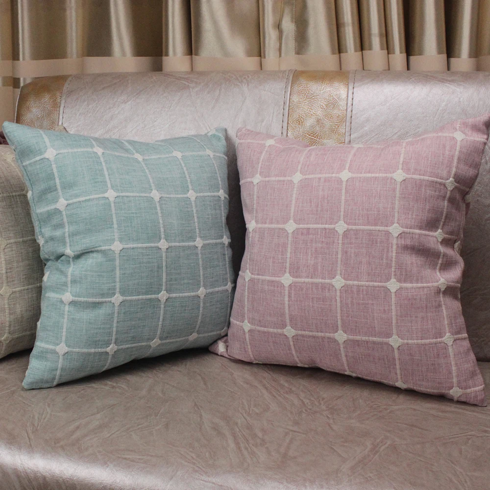 CURCYA Simple Jacquard Plaid Cushion Covers Solid Colors Check Durable Sofa Throw Pillow Case Covers for Home Store Decoration
CURCYA Simple Jacquard Plaid Cushion Covers Solid Colors Check Durable Sofa Throw Pillow Case Covers for Home Store Decoration