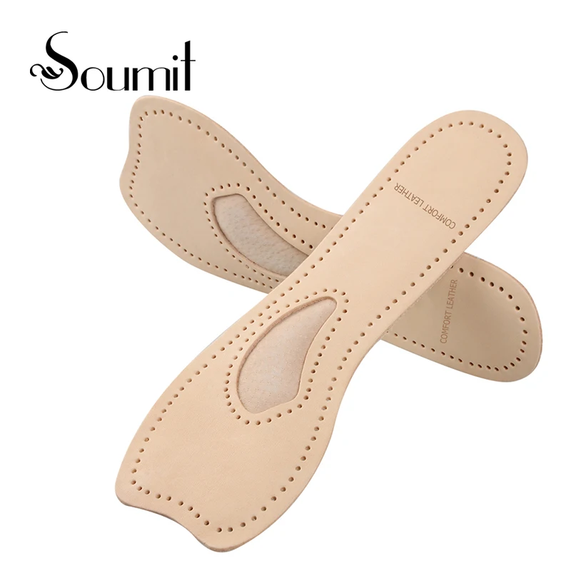 3/4 Length Latex Genuine Cowhide Sweat-absorbing Shock Absorption Invisible Insoles Insert Pad with Massage Function for Women
3/4 Length Latex Genuine Cowhide Sweat-absorbing Shock Absorption Invisible Insoles Insert Pad with Massage Function for Women