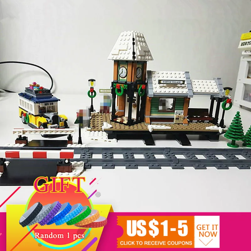 36011 1010pcs The Winter Village Station Set Compatible with 10259 Building Blocks children Educational model Gifts Toys
36011 1010pcs The Winter Village Station Set Compatible with 10259 Building Blocks children Educational model Gifts Toys