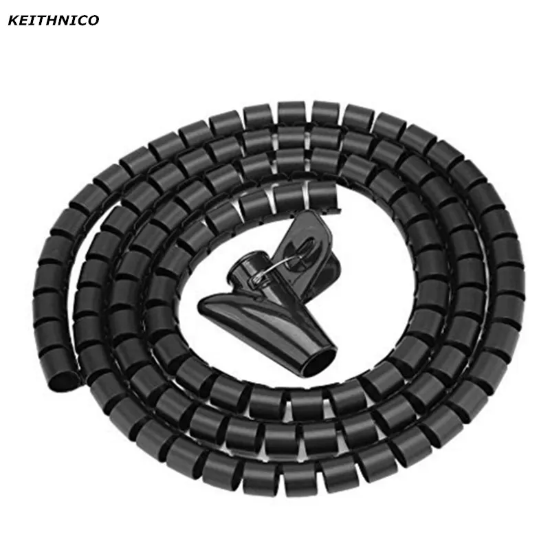 Reusable Cable Organizer Wire Management Protector Cable Winder Coiled Tube Sleeve Desktop Computer Power Cord Storage Wrap
Reusable Cable Organizer Wire Management Protector Cable Winder Coiled Tube Sleeve Desktop Computer Power Cord Storage Wrap