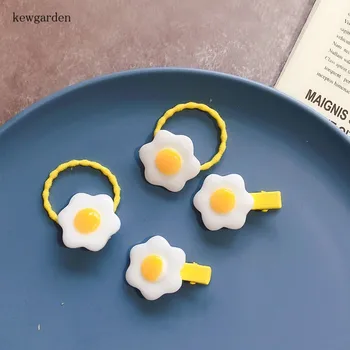 Kewgarden Cotton Omelette Hair Accessories Sets Barrettes + Elastic Hair Bands Girls Ponytail Hair Rope Hair Ring Hairclip 4Pair
Kewgarden Cotton Omelette Hair Accessories Sets Barrettes + Elastic Hair Bands Girls Ponytail Hair Rope Hair Ring Hairclip 4Pair