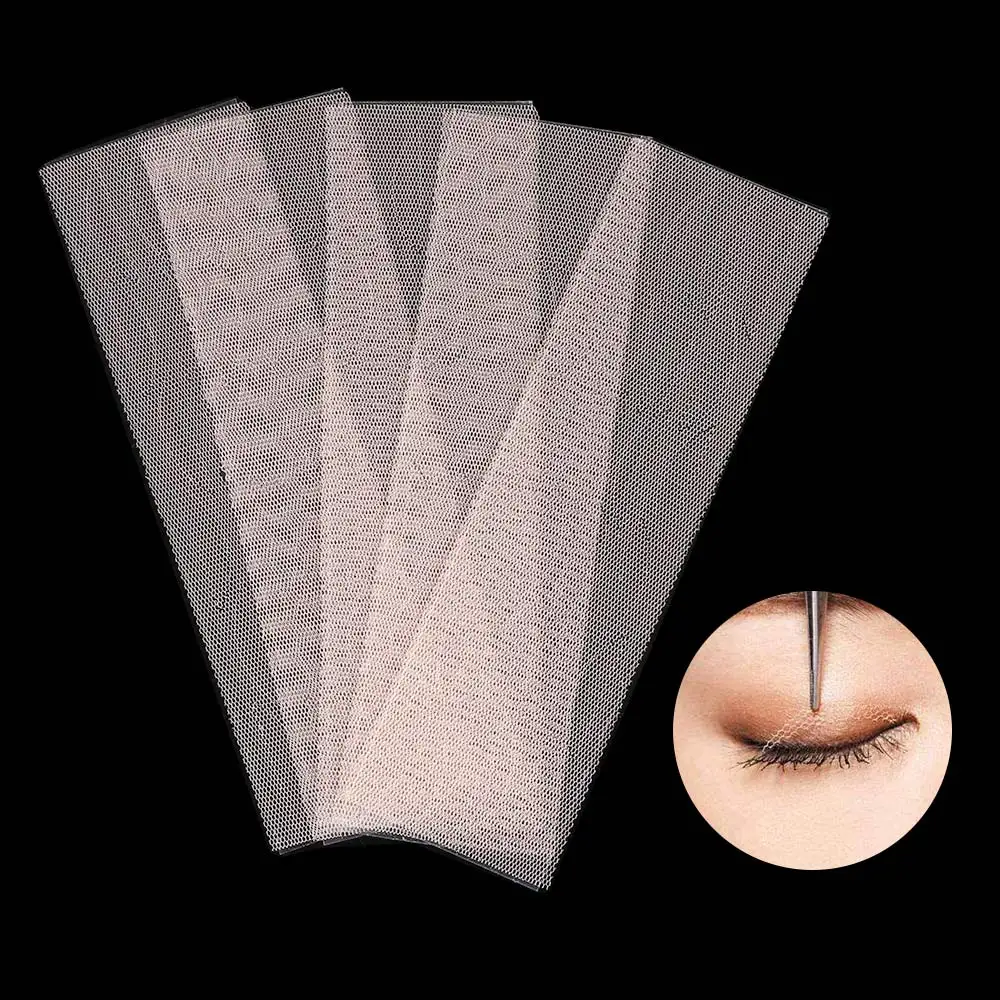120pcs/Packs Gauze Mesh Lace Stick Stealth Double-fold Eyelid Sticker Without Glue Invisible Narrow Tape Big Eyes Make Up Tool
120pcs/Packs Gauze Mesh Lace Stick Stealth Double-fold Eyelid Sticker Without Glue Invisible Narrow Tape Big Eyes Make Up Tool