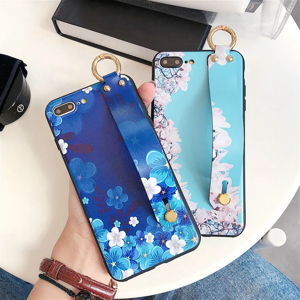 Floral Silicone Case For Apple iPhone 6 8 Plus 6s 7 X Cover High Quality Shell with Fashion Line Wristband
Floral Silicone Case For Apple iPhone 6 8 Plus 6s 7 X Cover High Quality Shell with Fashion Line Wristband