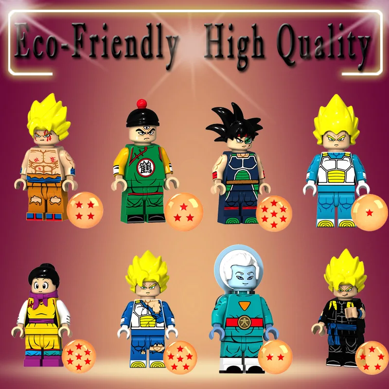 Single Dragon Ball Z Cartoon Series Figure Crane immortal Vegeta Goku Chichi Building Blocks Bricks Toys for children gifts
Single Dragon Ball Z Cartoon Series Figure Crane immortal Vegeta Goku Chichi Building Blocks Bricks Toys for children gifts
