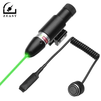 

Green Laser Beam Dot Sight Scope Tactical Barrel Rail Mount with Remote Pressure Switch Used For Laser Alignment Positioning