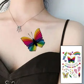 Disposable Rainbow Body Tattoo Stickers Gay Pride Parades Celebrations Waterproof Cool Stripe Love Floral Beach Party Supplies 
Disposable Rainbow Body Tattoo Stickers Gay Pride Parades Celebrations Waterproof Cool Stripe Love Floral Beach Party Supplies