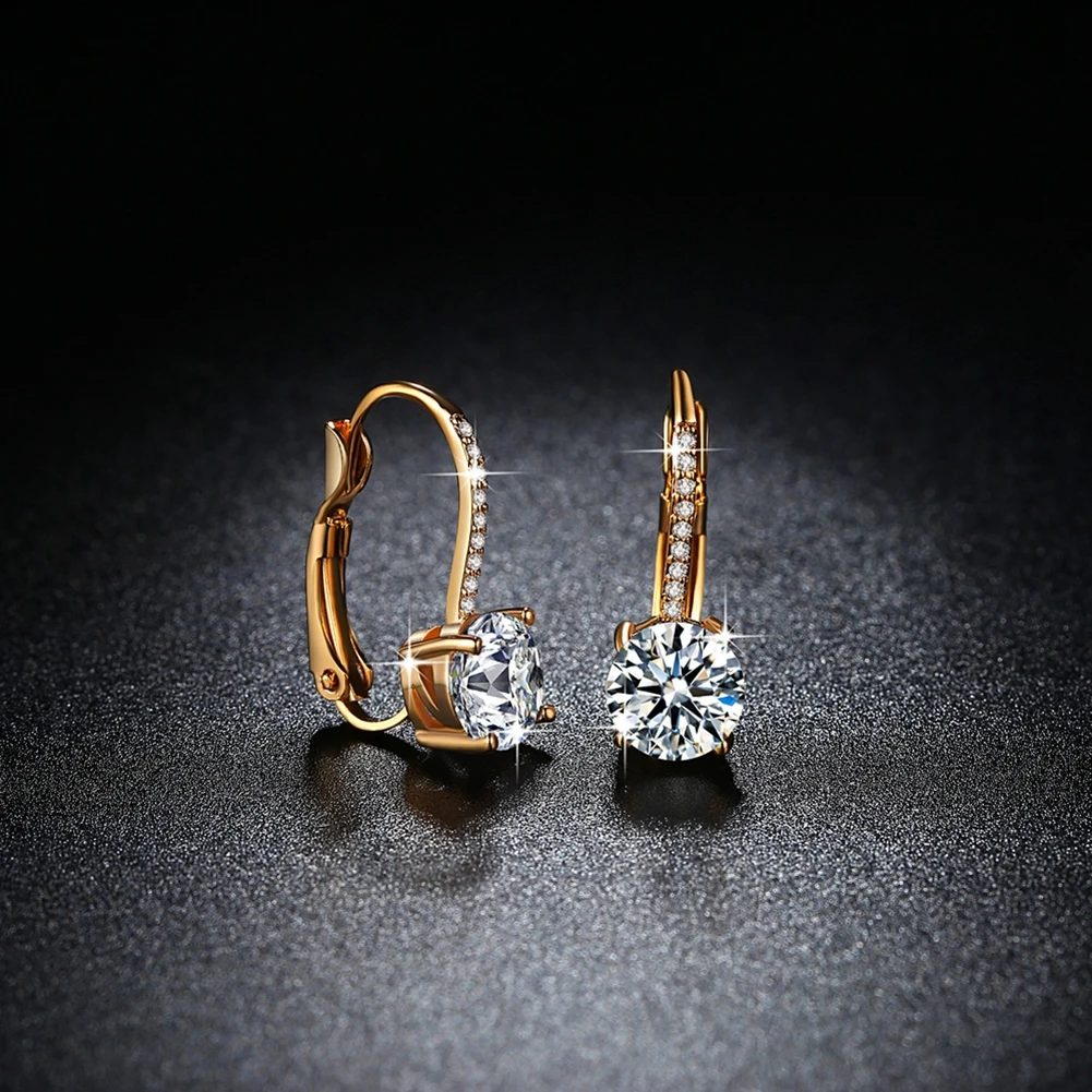 Fashion Jewelry Wholesale Silver Earring for women golden shining Rhinestone Fashion Silver Plated earrings KOBCJRYA
Fashion Jewelry Wholesale Silver Earring for women golden shining Rhinestone Fashion Silver Plated earrings KOBCJRYA