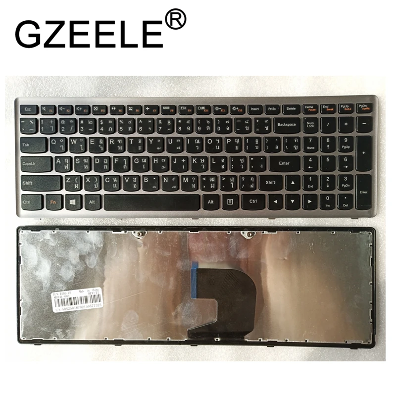 Клавиатура GZEELE THAI TI для Lenovo Ideapad Z500 Z500A Z500G P500 P500A серебристого цвета | Компьютеры и