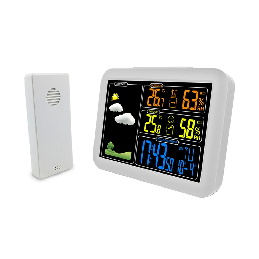 1 pc White EU Standard Multifunction Electric Wave Clock WWVB/DCF/MSF automatic timing mode Weather Forecast Clock
1 pc White EU Standard Multifunction Electric Wave Clock WWVB/DCF/MSF automatic timing mode Weather Forecast Clock