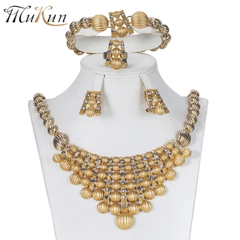 MUKUN Bridal gift african beads jewelry set Nigerian Wedding Jewelry Set For Women Choker Fashion Jewellery Dubai jewelry sets
MUKUN Bridal gift african beads jewelry set Nigerian Wedding Jewelry Set For Women Choker Fashion Jewellery Dubai jewelry sets