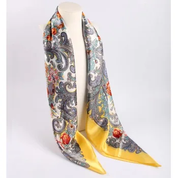 Luxury 100% Satin Silk Scarf Wraps Women Top Grade Silk Shawl Wraps for Party Perfect Gifts 108x108cm
Luxury 100% Satin Silk Scarf Wraps Women Top Grade Silk Shawl Wraps for Party Perfect Gifts 108x108cm