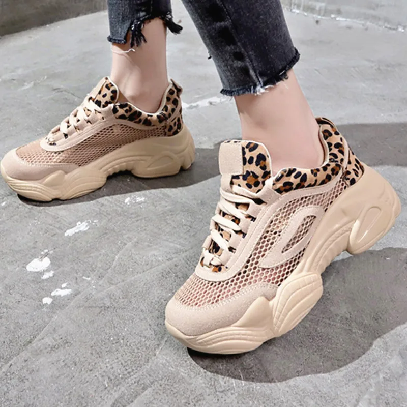 Women Shoes Leopard Hollow Mesh Breathable Chunky Platform Sneakers For Women Vulcanize Shoes Summer Leather Casual Shoes 6802w
Women Shoes Leopard Hollow Mesh Breathable Chunky Platform Sneakers For Women Vulcanize Shoes Summer Leather Casual Shoes 6802w