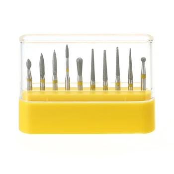 10Pcs/Kit Dental Diamond Burs for Teeth Porcelain Ceramics Composite Polishing Durable Dental Tools Dentistry Lab
10Pcs/Kit Dental Diamond Burs for Teeth Porcelain Ceramics Composite Polishing Durable Dental Tools Dentistry Lab
