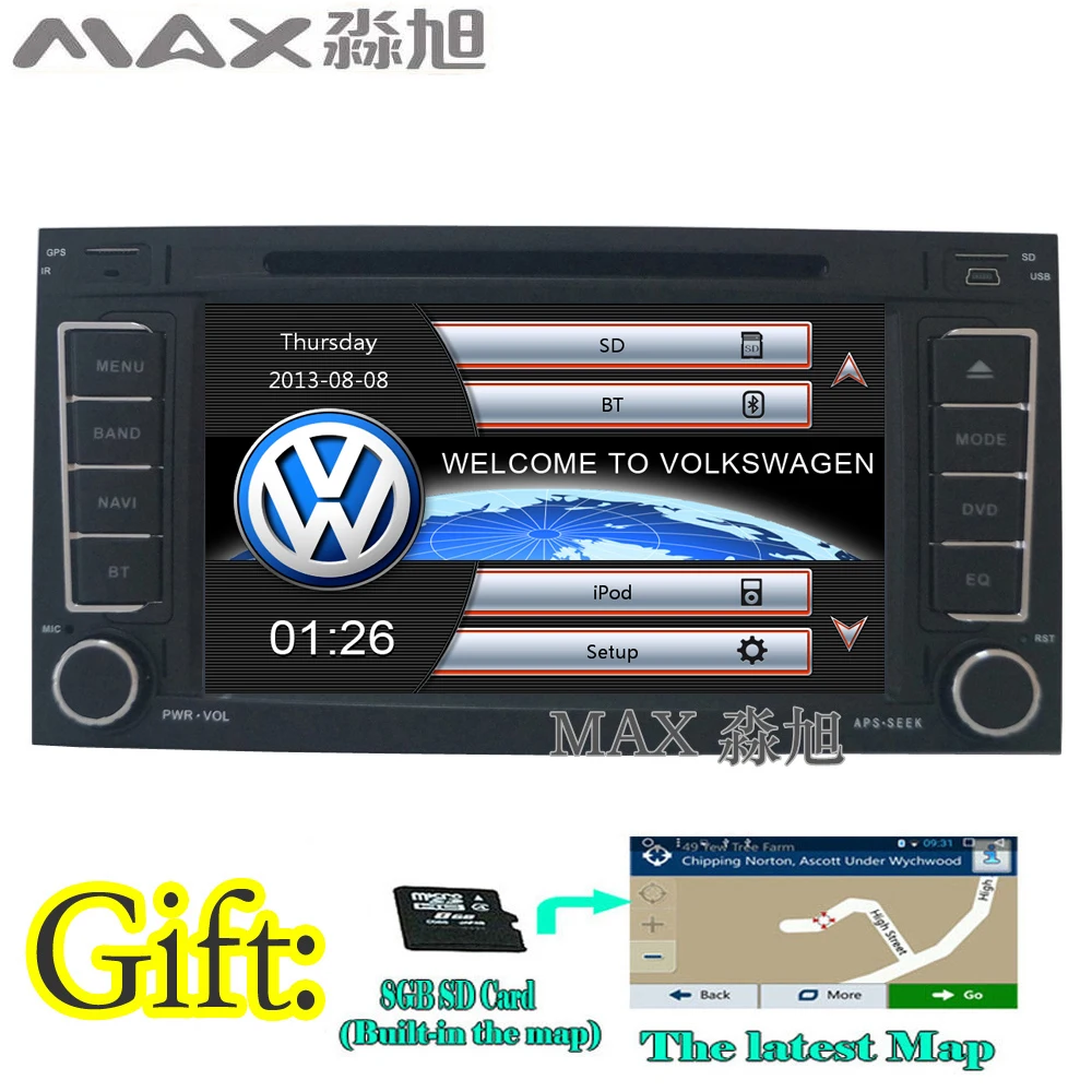 2din 7" Car DVD Player for VW Touareg Multivan T5 2004-2011 with Car Radio RDS BT steering wheel control GPS free map Music
2din 7" Car DVD Player for VW Touareg Multivan T5 2004-2011 with Car Radio RDS BT steering wheel control GPS free map Music