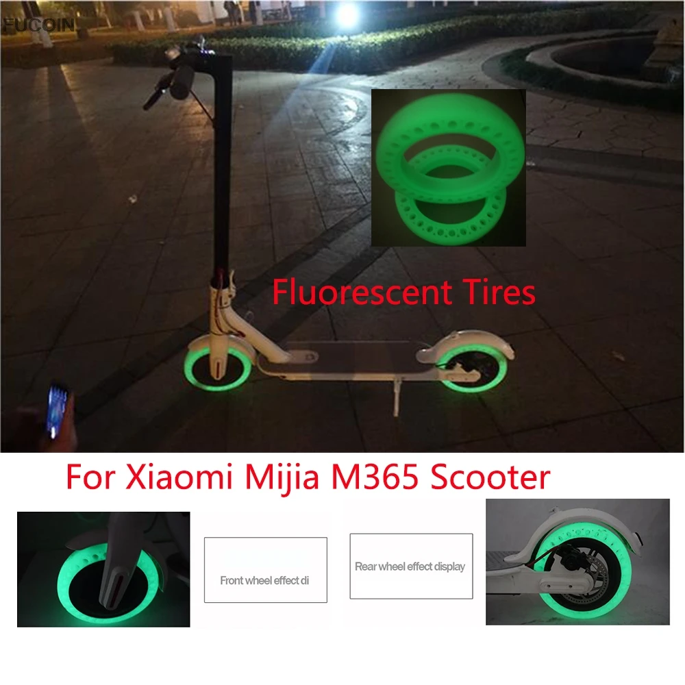 Fluorescent Tires For Xiaomi M365 Scooter Skateboard Tyre Solid Hole Tires Luminous Shock Absorber Damping Rubber Tyres Wheels
Fluorescent Tires For Xiaomi M365 Scooter Skateboard Tyre Solid Hole Tires Luminous Shock Absorber Damping Rubber Tyres Wheels