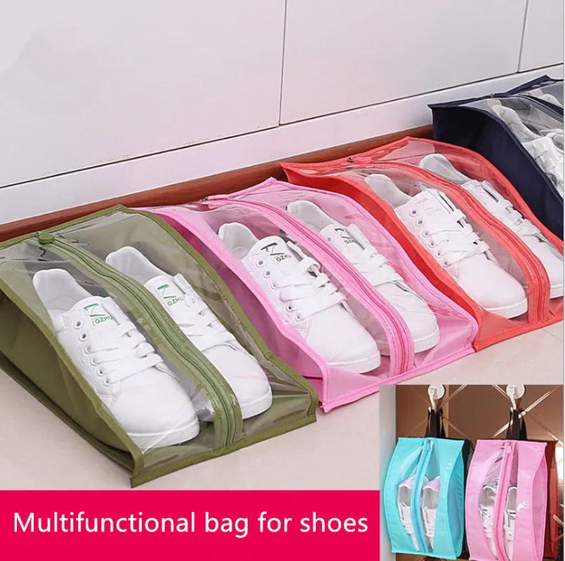 1PC Portable Travel Supplies Organizer Shoes Storage Bag PVC Waterproof Dustproof Hanging Save Space Closet Rack
1PC Portable Travel Supplies Organizer Shoes Storage Bag PVC Waterproof Dustproof Hanging Save Space Closet Rack