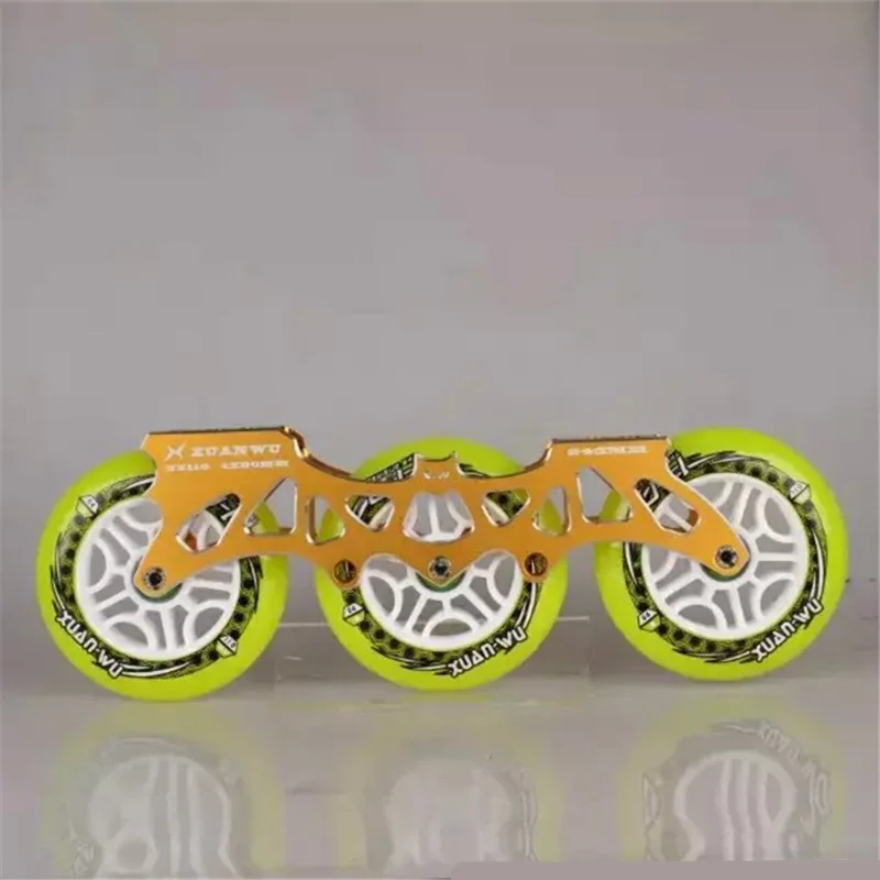 Рама + колесо подшипник 3X110mm встроенный Скорость рама роликовых коньков ультра