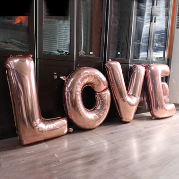 40inch Rose Gold Love Balloons Wedding Room Decoration Balloons Inflatable Balls Balloon Air Valentine Day Decor Beads Home Deco
40inch Rose Gold Love Balloons Wedding Room Decoration Balloons Inflatable Balls Balloon Air Valentine Day Decor Beads Home Deco