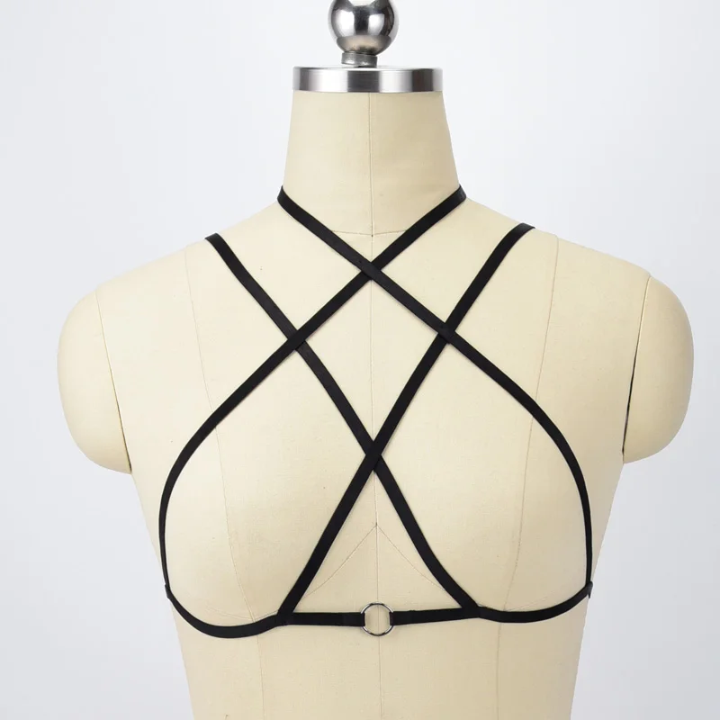 Christmas gift Cheapest Body Harness Black Cupless Bra Women Fetish Cage Bra Crop Top Lingerie Bondage harness Crop Top Harness
Christmas gift Cheapest Body Harness Black Cupless Bra Women Fetish Cage Bra Crop Top Lingerie Bondage harness Crop Top Harness