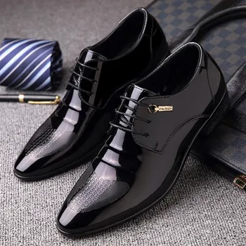 2019 new Fashion Men Business Dress Loafers Pointy Black Shoes Oxford Breathable Formal Wedding ShoesToe Dance office shoes
2019 new Fashion Men Business Dress Loafers Pointy Black Shoes Oxford Breathable Formal Wedding ShoesToe Dance office shoes