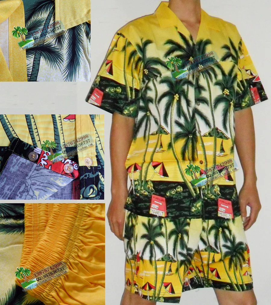 Free shipping shirt lovers beach suit summer casual wear quality mercerized cotton set hawaii shirts 2XL 3XL 4XL
Free shipping shirt lovers beach suit summer casual wear quality mercerized cotton set hawaii shirts 2XL 3XL 4XL