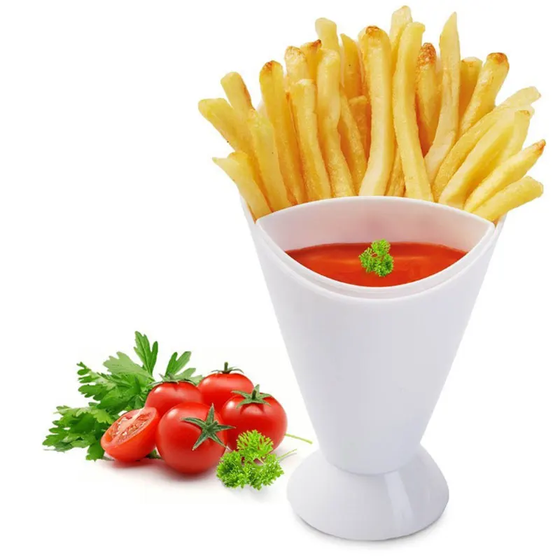 Salad Dipping Cup French Fry Chips Cone Assorted Sauce Ketchup Jam Dip Cup Bowl Saucer Tableware Kitchen Tools
Salad Dipping Cup French Fry Chips Cone Assorted Sauce Ketchup Jam Dip Cup Bowl Saucer Tableware Kitchen Tools