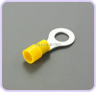 500pcs RV5.5-3.5 AWG12-10 6# 4-6mm Insulated Yellow Ring Terminals Electrical Connector Round Terminal
500pcs RV5.5-3.5 AWG12-10 6# 4-6mm Insulated Yellow Ring Terminals Electrical Connector Round Terminal