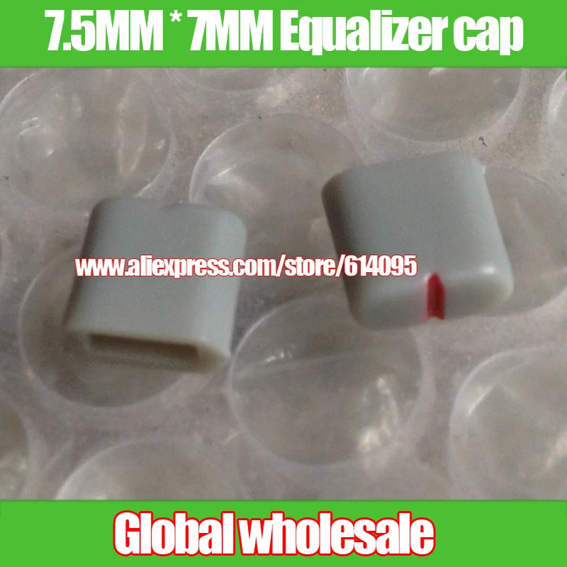 20pcs 7.5MM * 7MM Equalizer Potentiometer Fader plastic cap / hole 4MM gray with red dot
20pcs 7.5MM * 7MM Equalizer Potentiometer Fader plastic cap / hole 4MM gray with red dot