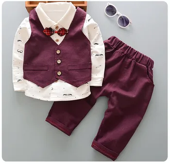 free shipping wholesale newest autumn gentleman fashion bow plaid tie full shirt vest trousers 3pc Set boys clothing sets
free shipping wholesale newest autumn gentleman fashion bow plaid tie full shirt vest trousers 3pc Set boys clothing sets
