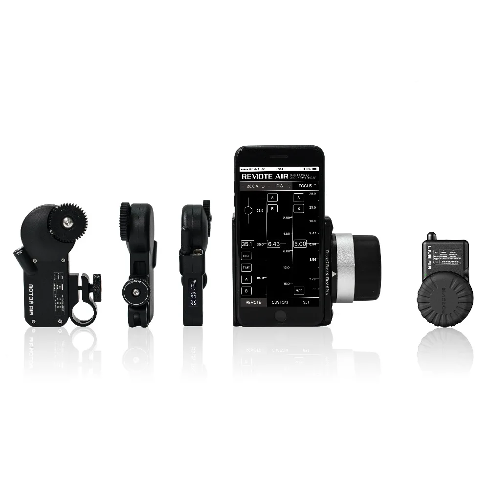 PDMOVIE REMOTE AIR PRO 2 PD3-X3 Wireless Follow Focus Support Bluetooth and WIFI Control For Cine Camera Lens or DSLR Camera Len
PDMOVIE REMOTE AIR PRO 2 PD3-X3 Wireless Follow Focus Support Bluetooth and WIFI Control For Cine Camera Lens or DSLR Camera Len