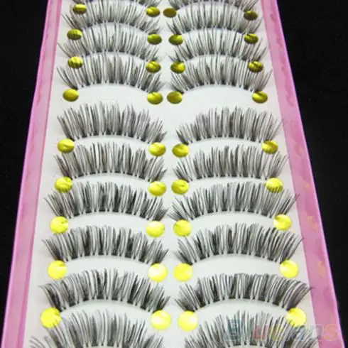 10 Pairs Long Cross False Eyelashes Makeup Natural Fake Thick Black Eye Lashes
10 Pairs Long Cross False Eyelashes Makeup Natural Fake Thick Black Eye Lashes