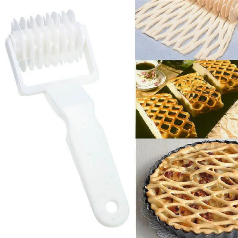 Good-Sale-Pie-Pizza-Cookie-Cutter-Pastry-Plastic-Baking-Tools-Bakeware-Embossing-Dough-Roller-Lattice-Cutter (2)