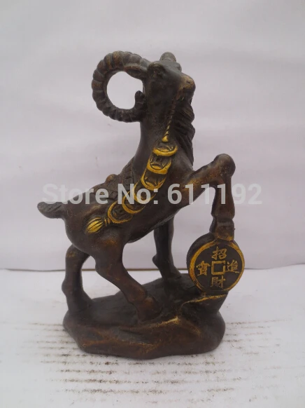 Home decoration FengShui Goat sculpture,Bronze Gilt Lucky sheep statue Metal crafts
Home decoration FengShui Goat sculpture,Bronze Gilt Lucky sheep statue Metal crafts