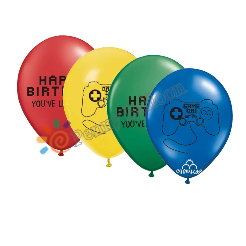 12pcs Game on Latex Balloon Gamepad Joystick Balloon Baby Happy Birthday Party Decor Kids Toys
12pcs Game on Latex Balloon Gamepad Joystick Balloon Baby Happy Birthday Party Decor Kids Toys