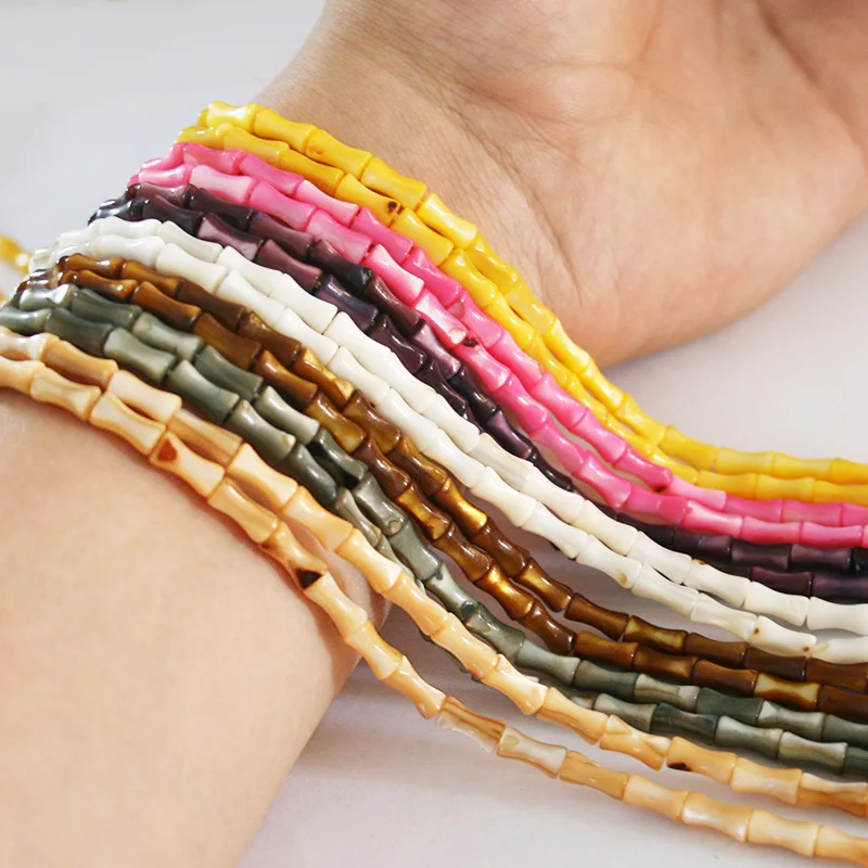 Hot sale colors 4*9MM Approx 45pcs Round shape Natural Bamboo festival Necklaces For Women's New Bijouterie Fine Jewelry
Hot sale colors 4*9MM Approx 45pcs Round shape Natural Bamboo festival Necklaces For Women's New Bijouterie Fine Jewelry