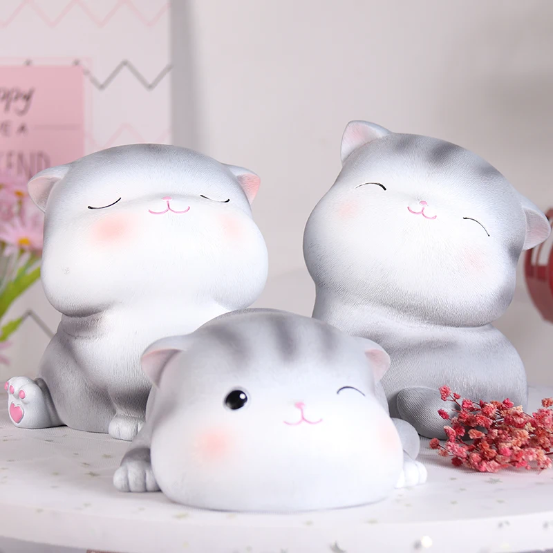 Cute Cat Piggy Bank Personality Resin Large Capacity Children Piggy Bank Desktop Decoration Children's Best Birthday Gift
Cute Cat Piggy Bank Personality Resin Large Capacity Children Piggy Bank Desktop Decoration Children's Best Birthday Gift