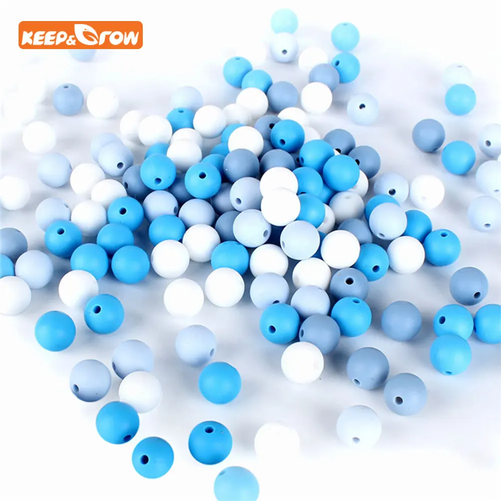 Keep&grow 500Pcs/lot Mordedor De Silicone Beads Baby Teether 15mm Baby Teething Beads For Pacifier Chain Baby Teething Necklace
Keep&grow 500Pcs/lot Mordedor De Silicone Beads Baby Teether 15mm Baby Teething Beads For Pacifier Chain Baby Teething Necklace
