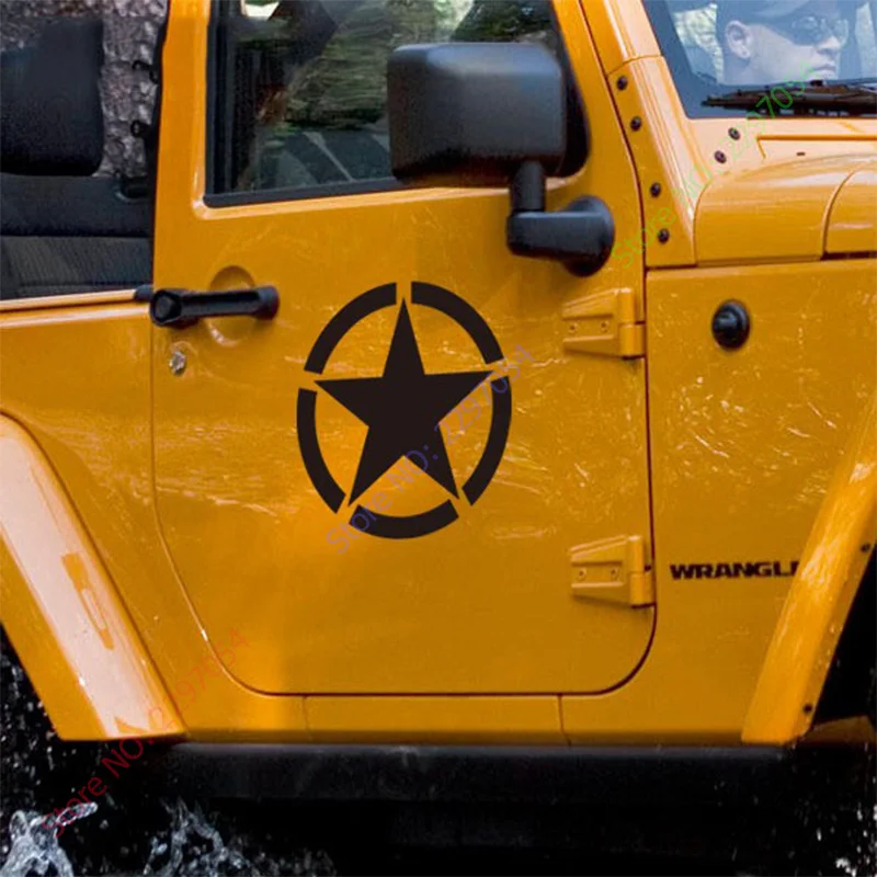 US ARMY five-pointed star design decor sticker on car for JEEP WRANGLER and so on,brothers style car stickers and decals labels
US ARMY five-pointed star design decor sticker on car for JEEP WRANGLER and so on,brothers style car stickers and decals labels