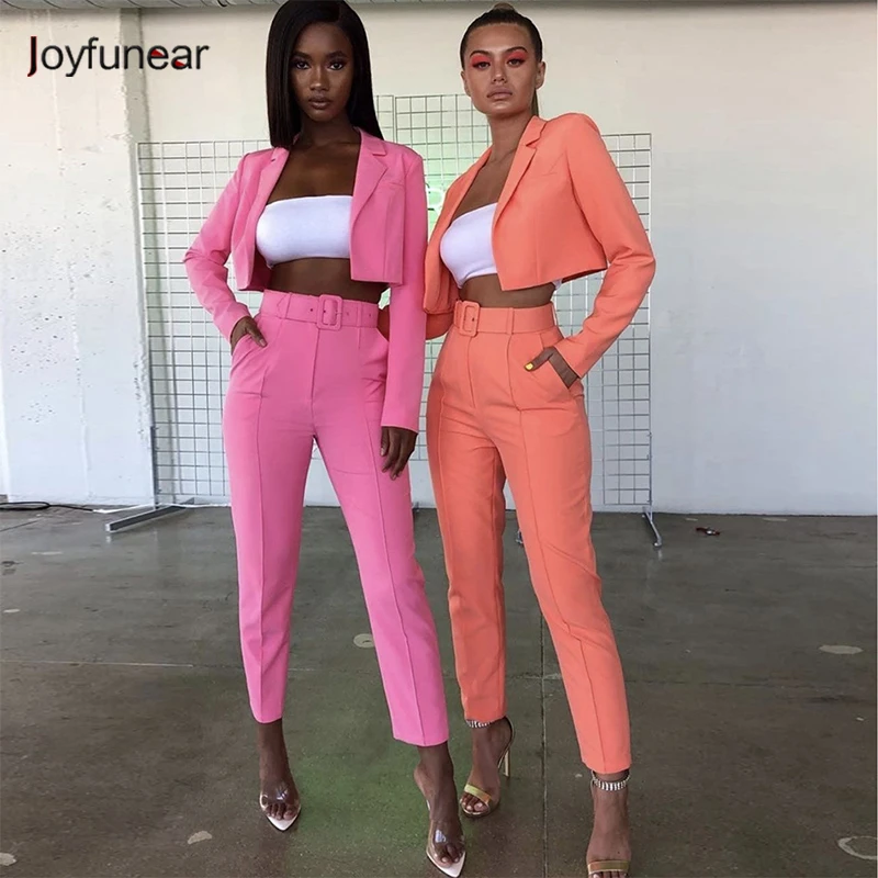 Joyfunear Autumn Winter Two Piece Sets Sexy Deep V Neck Office Top And Pants 2 Piece Suits Women Long Sleeve Elegant Formal Set
Joyfunear Autumn Winter Two Piece Sets Sexy Deep V Neck Office Top And Pants 2 Piece Suits Women Long Sleeve Elegant Formal Set