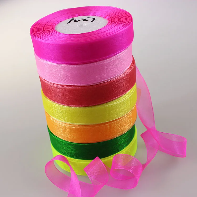 Cotton 20mm 50 Yard/Rolls 44M Transparent Silk Organza Polyester Ribbon For Wedding Party Decoration Webbing Gift Packing Belt
Cotton 20mm 50 Yard/Rolls 44M Transparent Silk Organza Polyester Ribbon For Wedding Party Decoration Webbing Gift Packing Belt